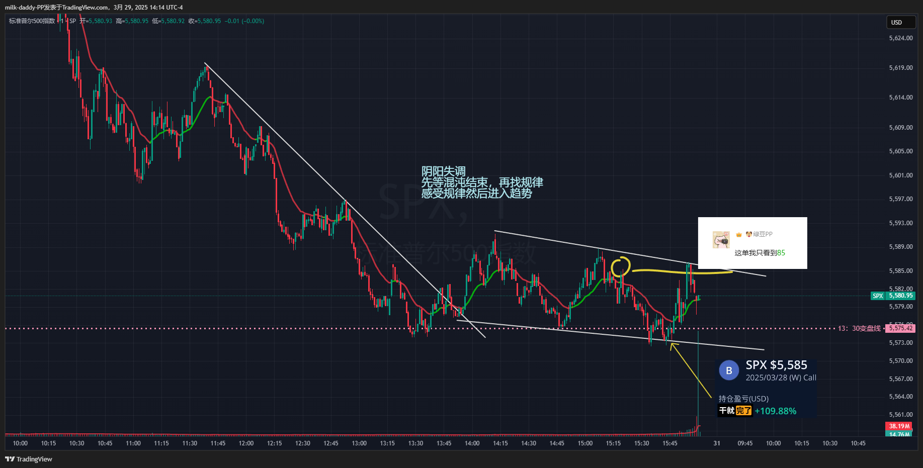 阴阳失调 先等混沌结束，再找规